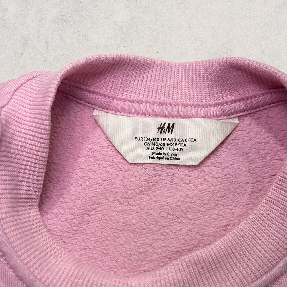 H&M Girls Printed Horse Hoodie and Sweatshirt- Size 8 - Picture 7 of 8